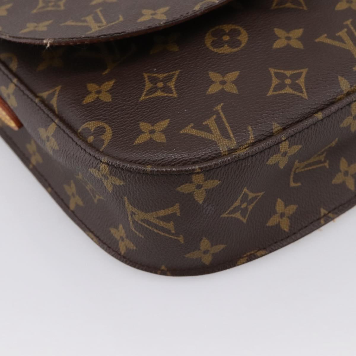 LOUIS VUITTON Monogram Saint Cloud GM Shoulder Bag M51242 LV Auth 202816