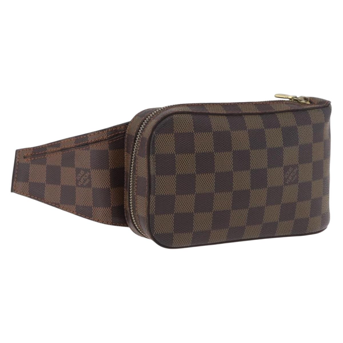 LOUIS VUITTON Damier Ebene Geronimos Shoulder Bag N51994 LV Auth 202819