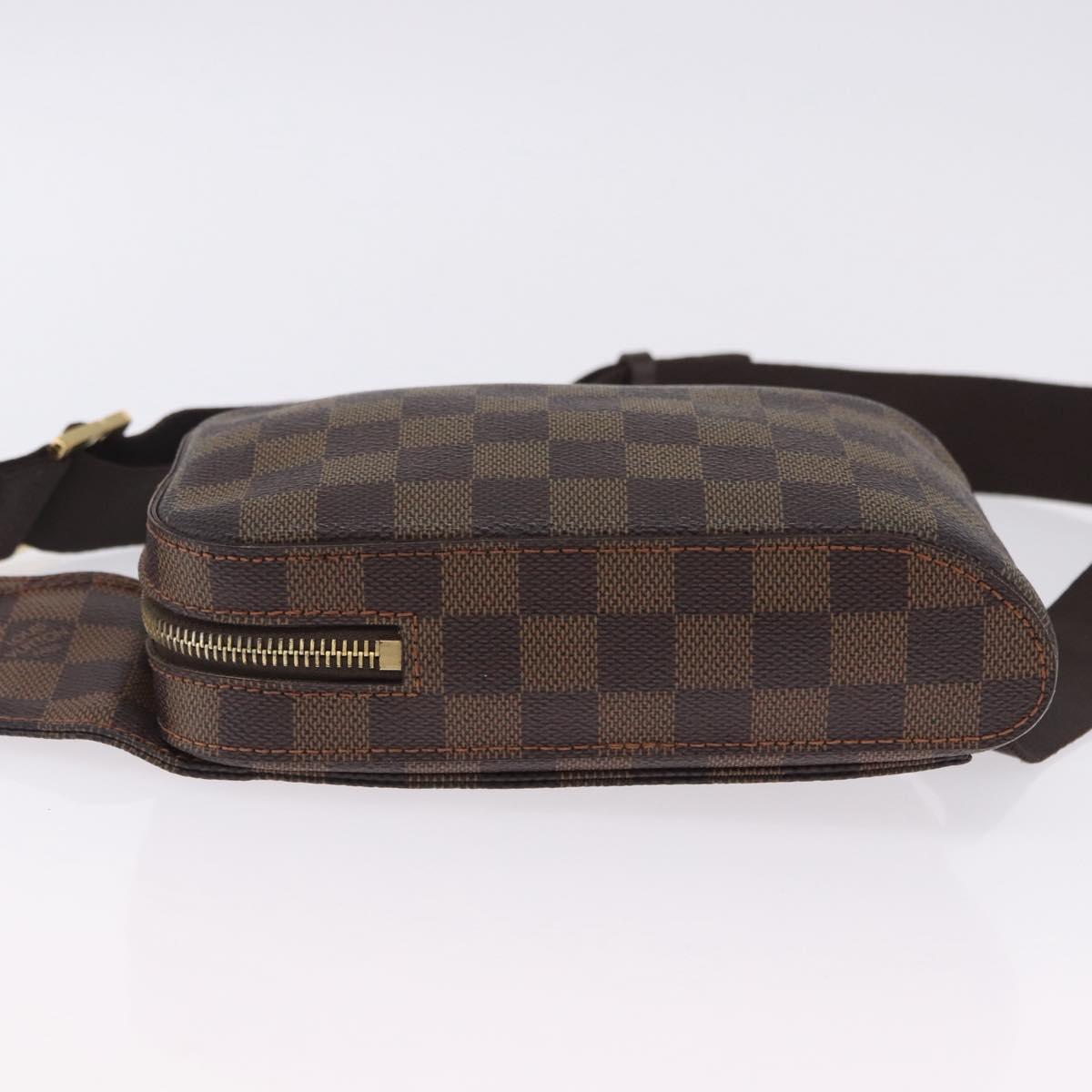 LOUIS VUITTON Damier Ebene Geronimos Shoulder Bag N51994 LV Auth 202819