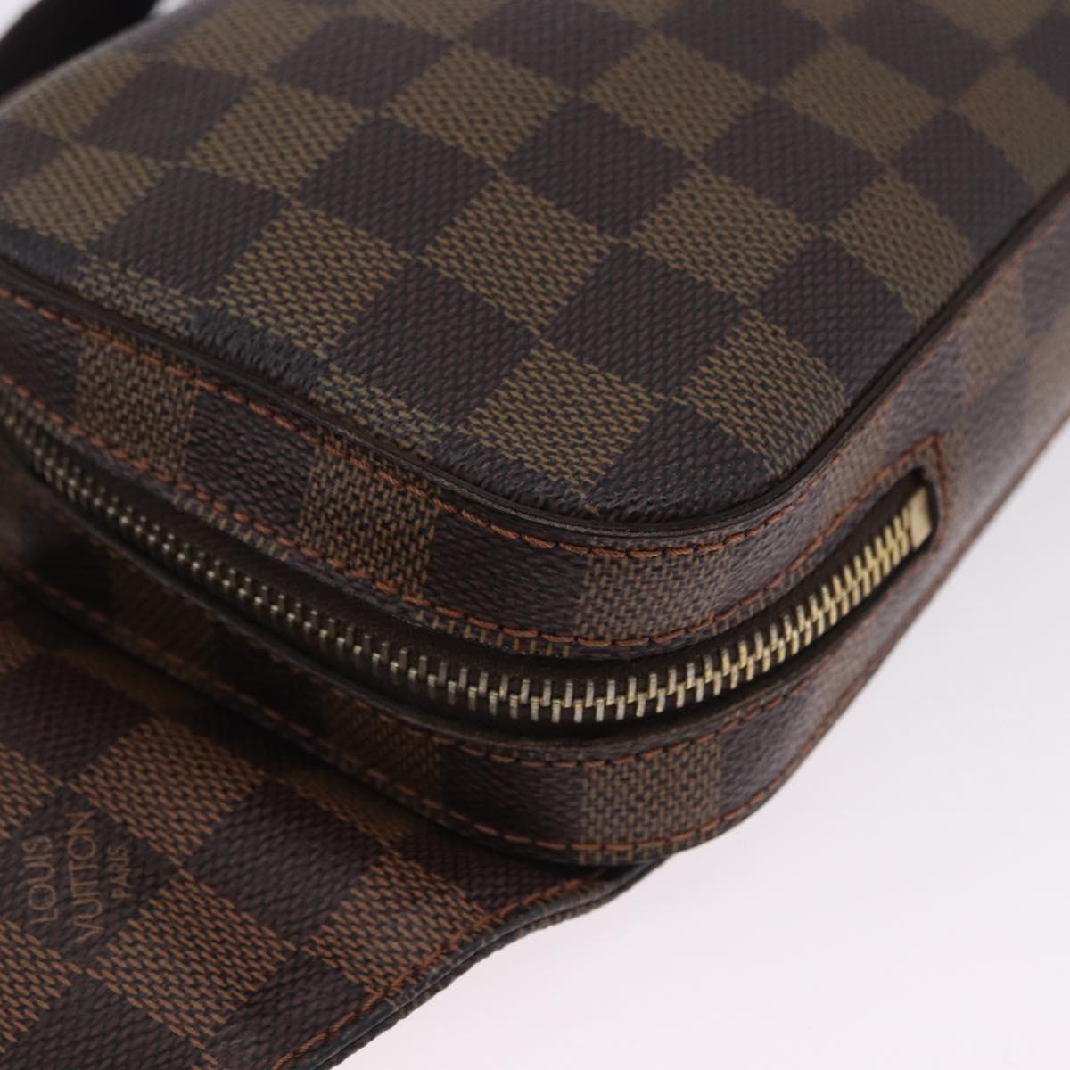 LOUIS VUITTON Damier Ebene Geronimos Shoulder Bag N51994 LV Auth 202819