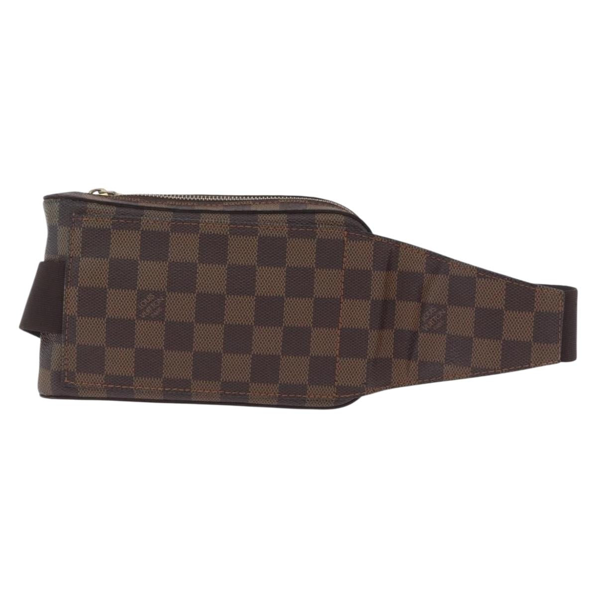 LOUIS VUITTON Damier Ebene Geronimos Shoulder Bag N51994 LV Auth 202819