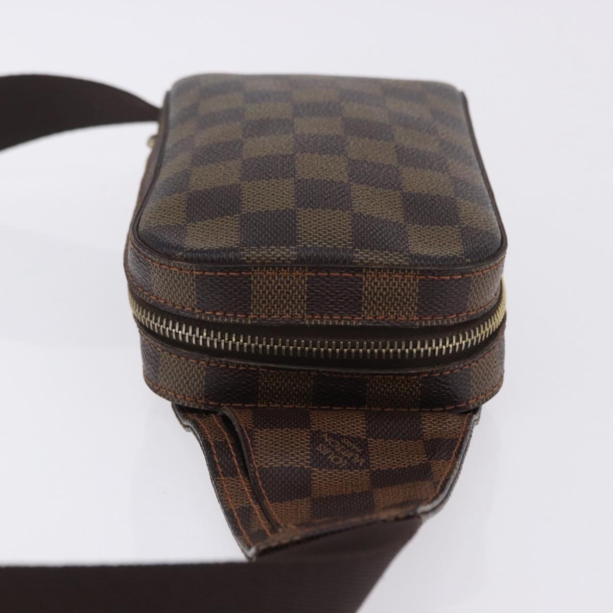 LOUIS VUITTON Damier Ebene Geronimos Shoulder Bag N51994 LV Auth 202819