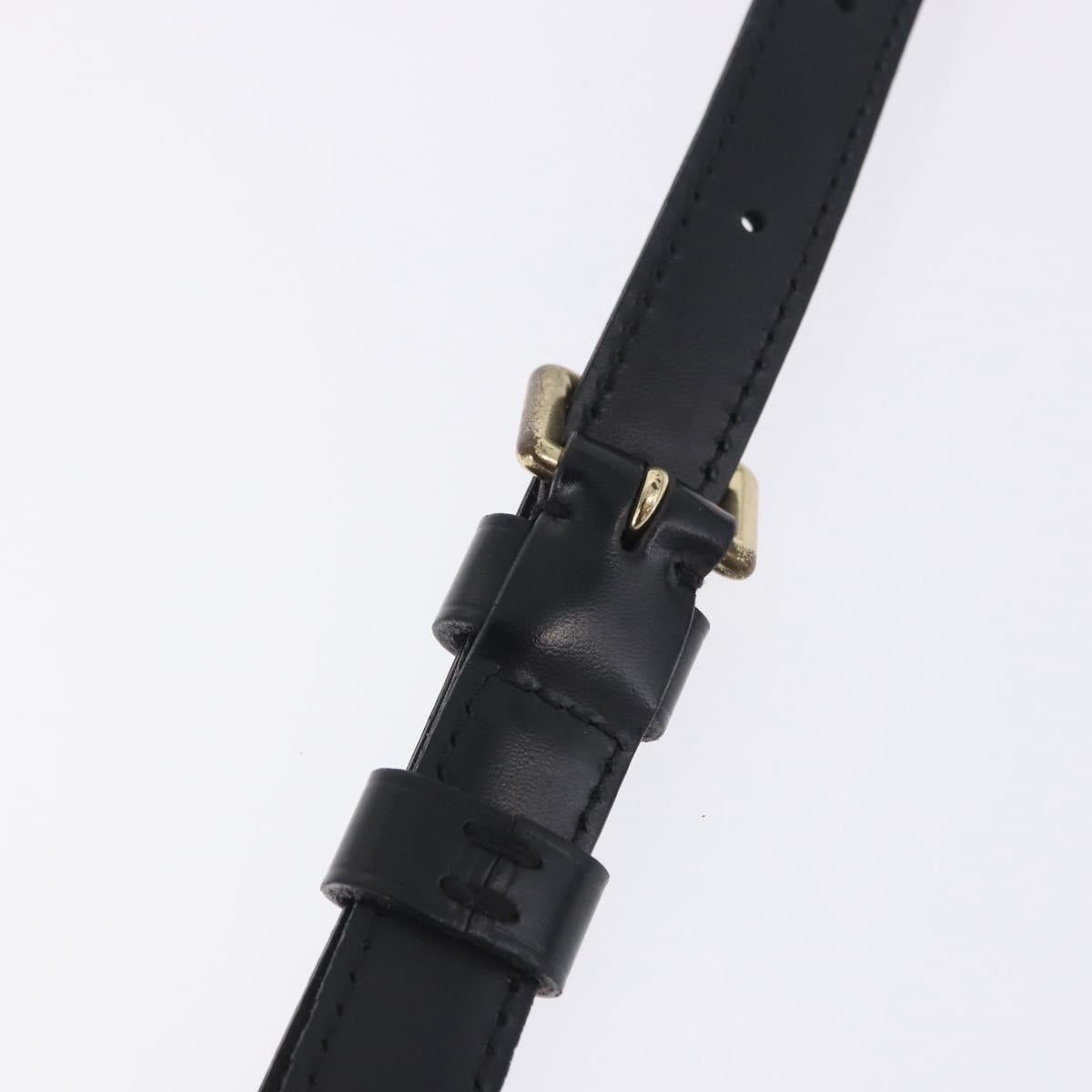 LOUIS VUITTON Epi Capuchin Shoulder Bag Black M52342 LV Auth 202821