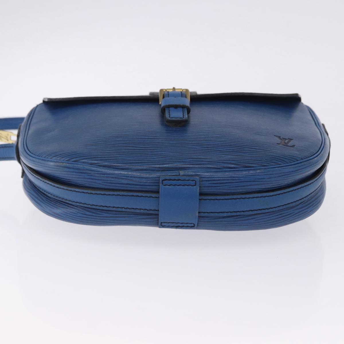 LOUIS VUITTON Epi Jeune Fille MM Shoulder Bag Blue M52155 LV Auth 202822