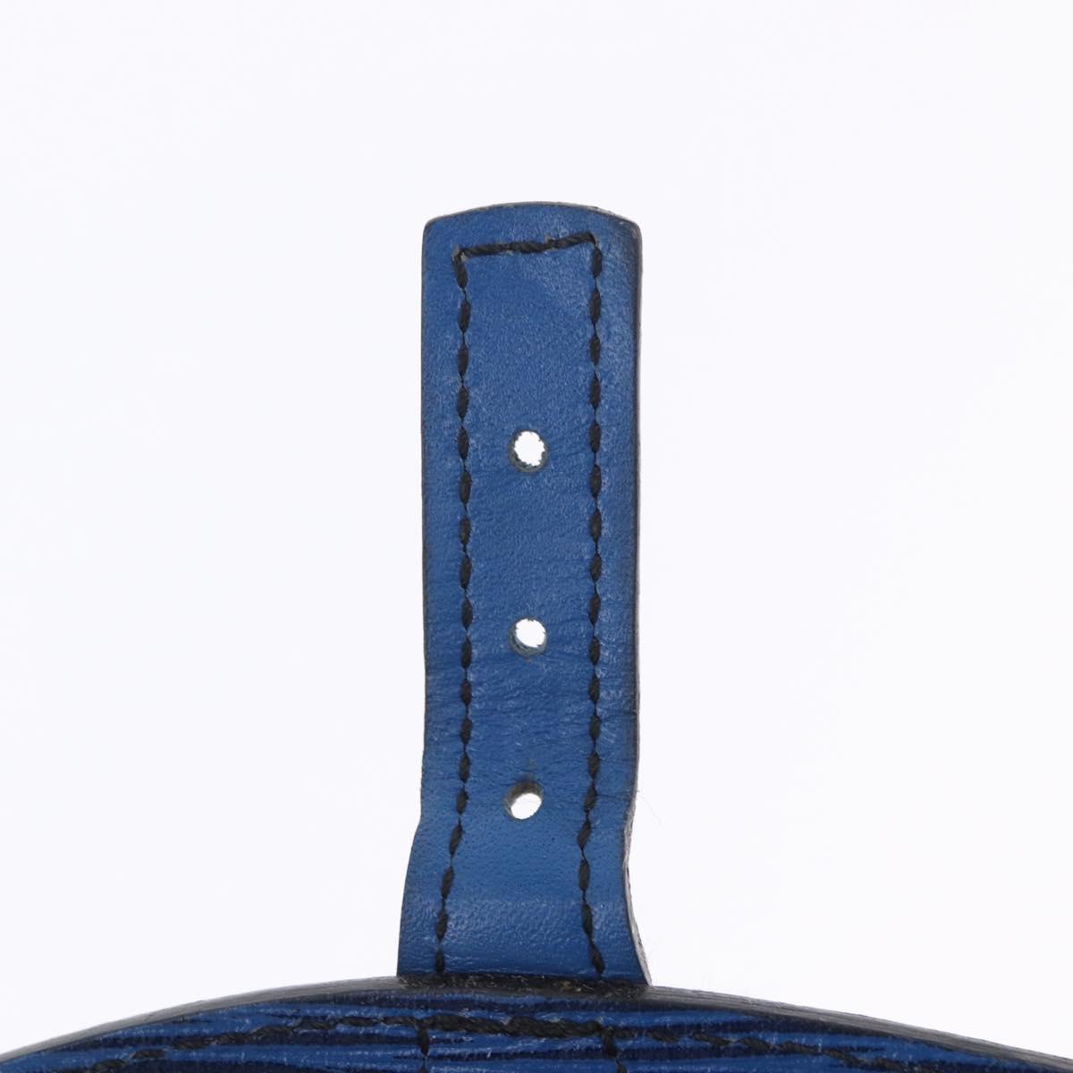 LOUIS VUITTON Epi Jeune Fille MM Shoulder Bag Blue M52155 LV Auth 202822