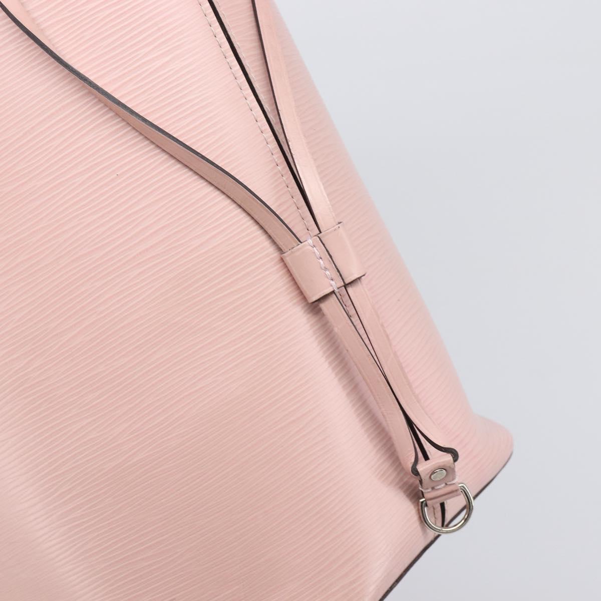 LOUIS VUITTON Epi Neverfull MM Tote Bag Rose Claire M41324 LV Auth 202826A