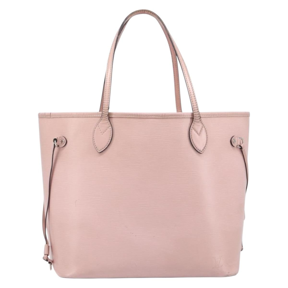 LOUIS VUITTON Epi Neverfull MM Tote Bag Rose Claire M41324 LV Auth 202826A
