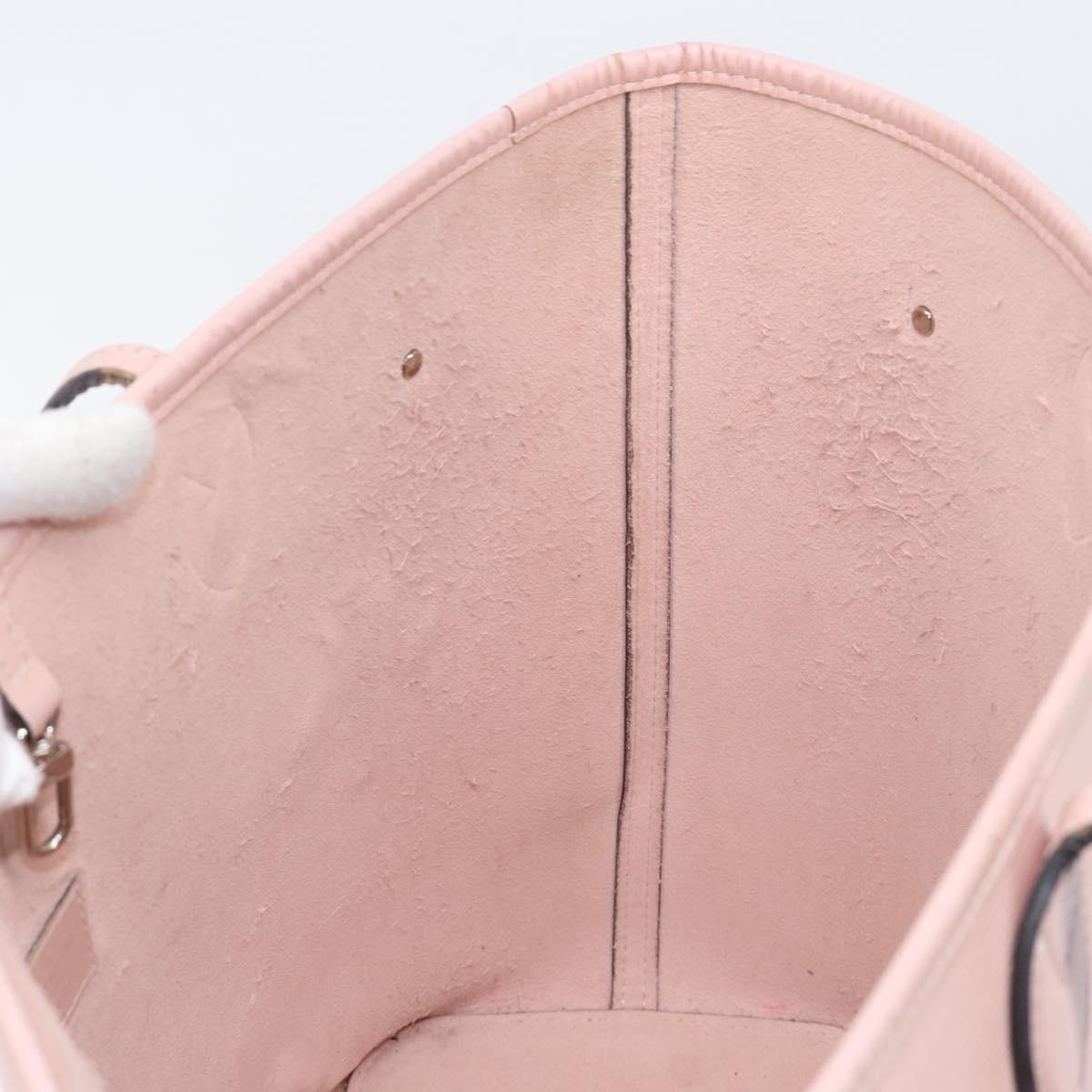 LOUIS VUITTON Epi Neverfull MM Tote Bag Rose Claire M41324 LV Auth 202826A