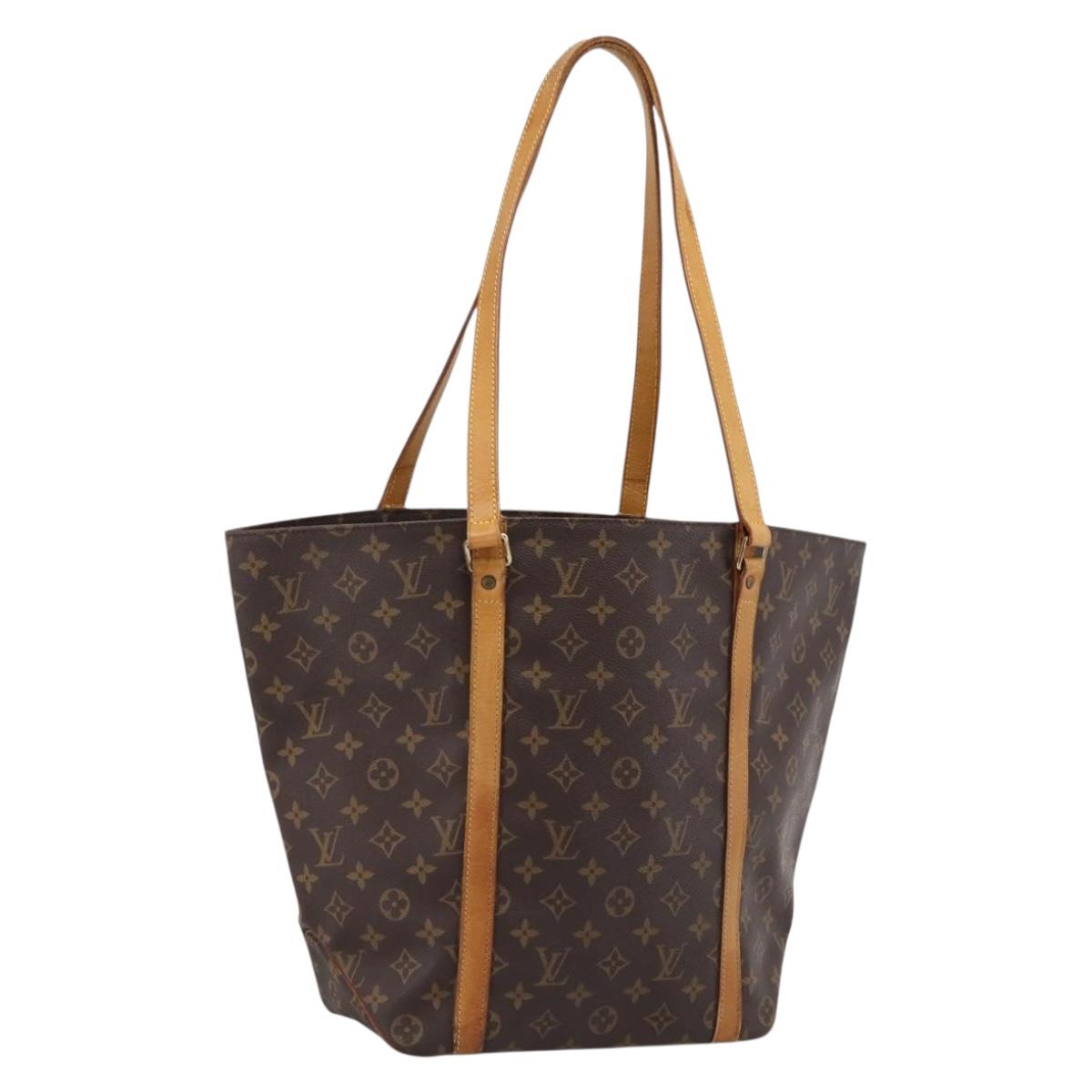 LOUIS VUITTON Monogram Sac Shopping Tote Bag M51108 LV Auth 202828