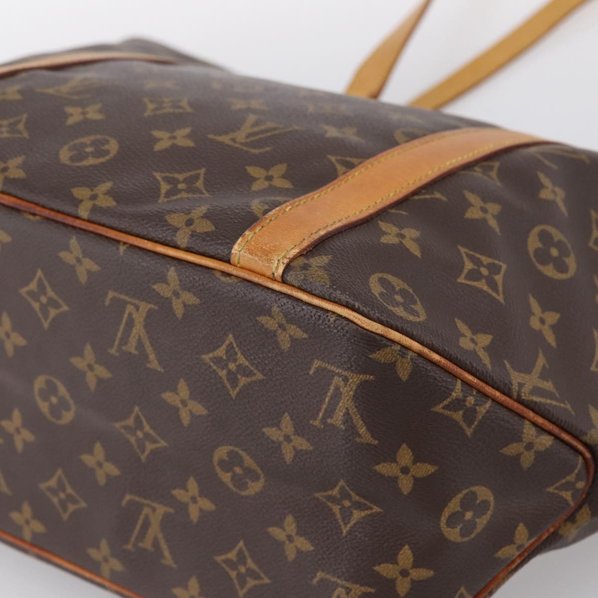 LOUIS VUITTON Monogram Sac Shopping Tote Bag M51108 LV Auth 202828