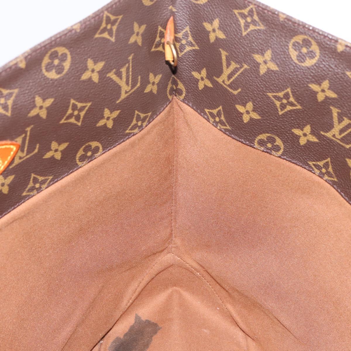 LOUIS VUITTON Monogram Sac Shopping Tote Bag M51108 LV Auth 202828