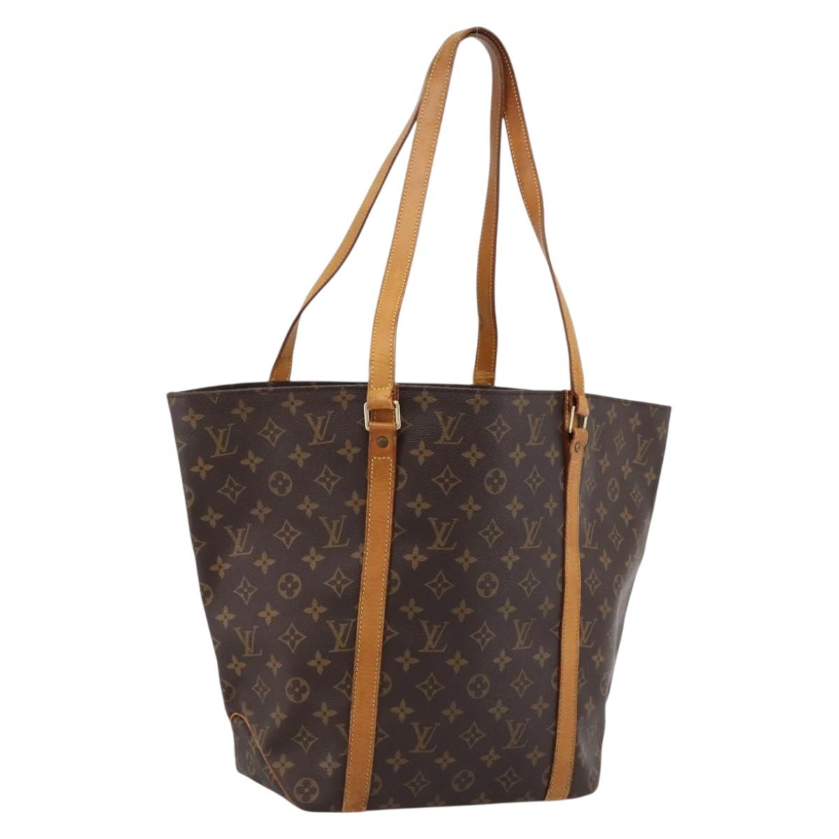 LOUIS VUITTON Monogram Sac Shopping Tote Bag M51108 LV Auth 202829