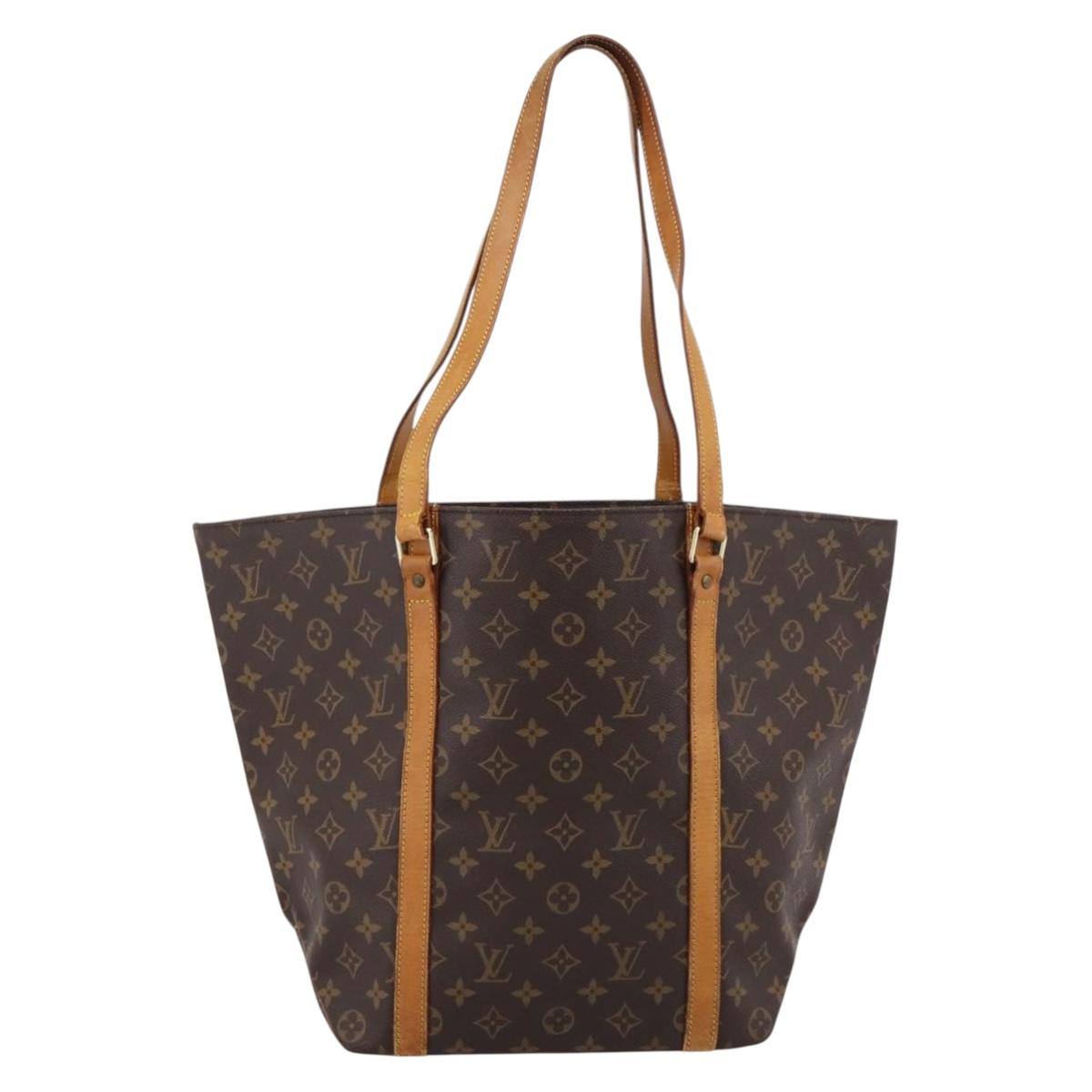 LOUIS VUITTON Monogram Sac Shopping Tote Bag M51108 LV Auth 202829