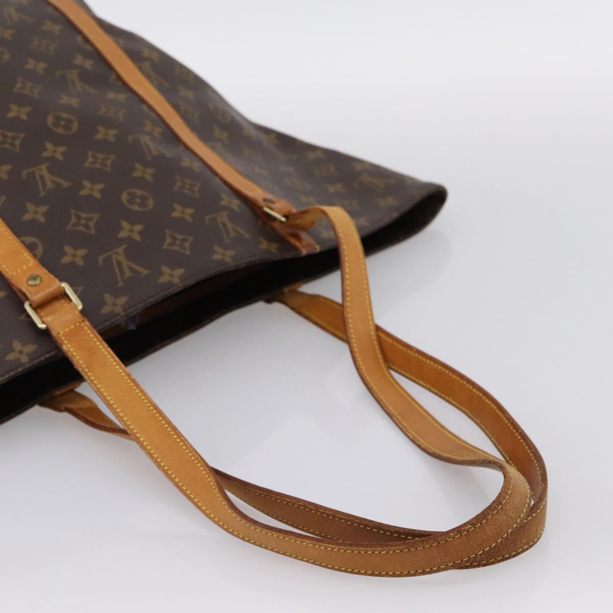 LOUIS VUITTON Monogram Sac Shopping Tote Bag M51108 LV Auth 202829