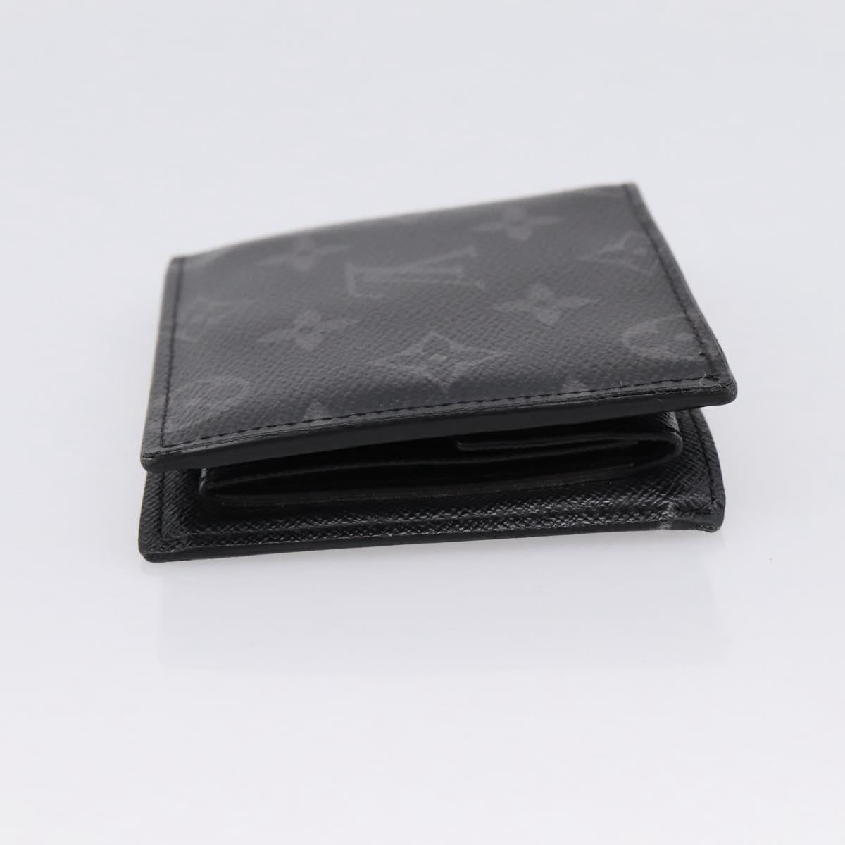 LOUIS VUITTON Monogram Eclipse Portefeuille Marco NM M62545 LV Auth 202834