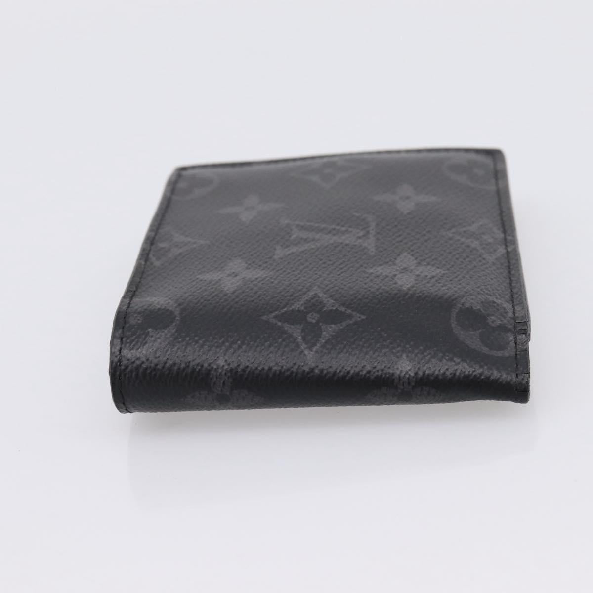 LOUIS VUITTON Monogram Eclipse Portefeuille Marco NM M62545 LV Auth 202834