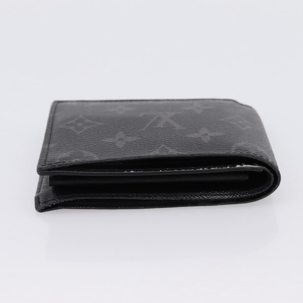 LOUIS VUITTON Monogram Eclipse Portefeuille Marco NM M62545 LV Auth 202834
