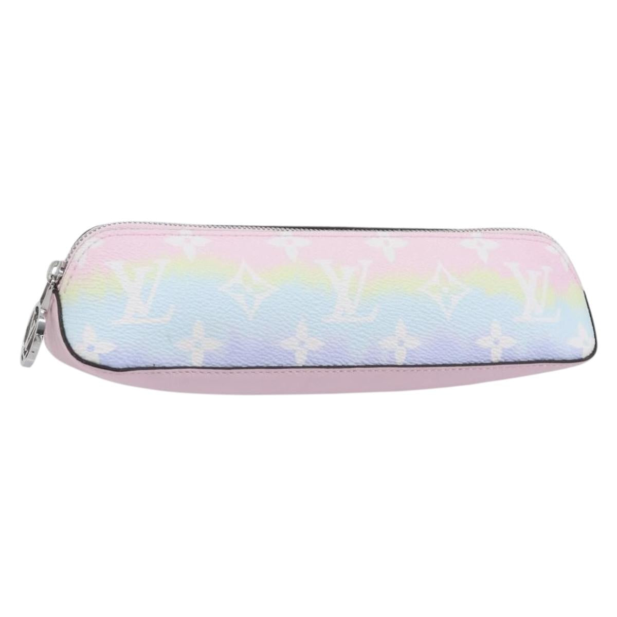 LOUIS VUITTON Monogram Escal Trousse Elizabeth Pen Case Pink GI0473 Auth 202836A