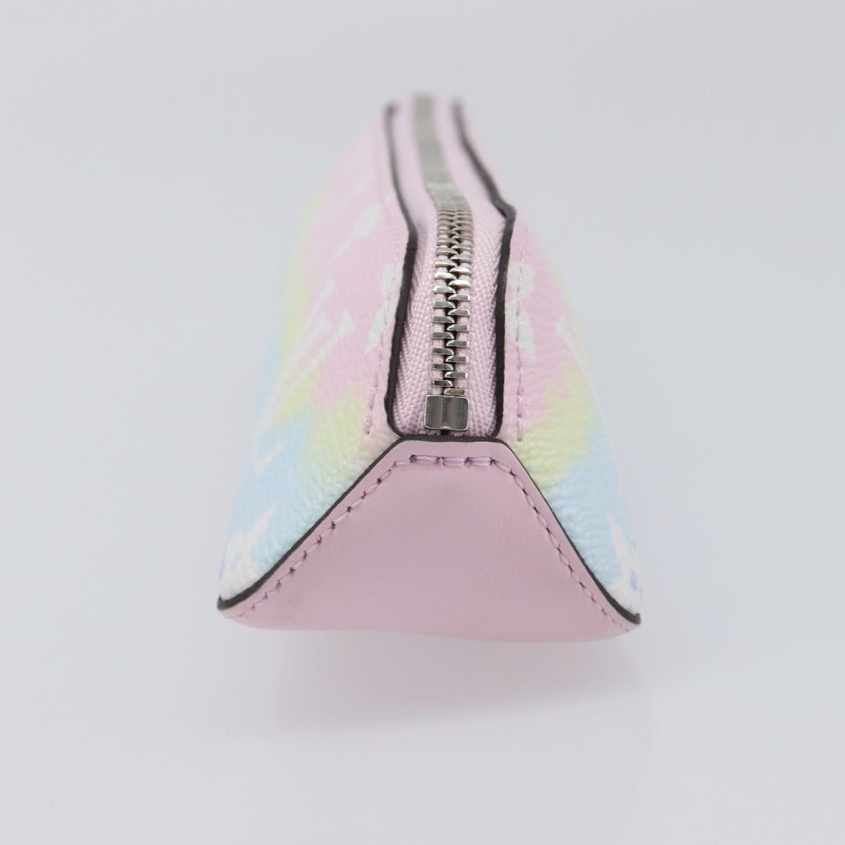 LOUIS VUITTON Monogram Escal Trousse Elizabeth Pen Case Pink GI0473 Auth 202836A