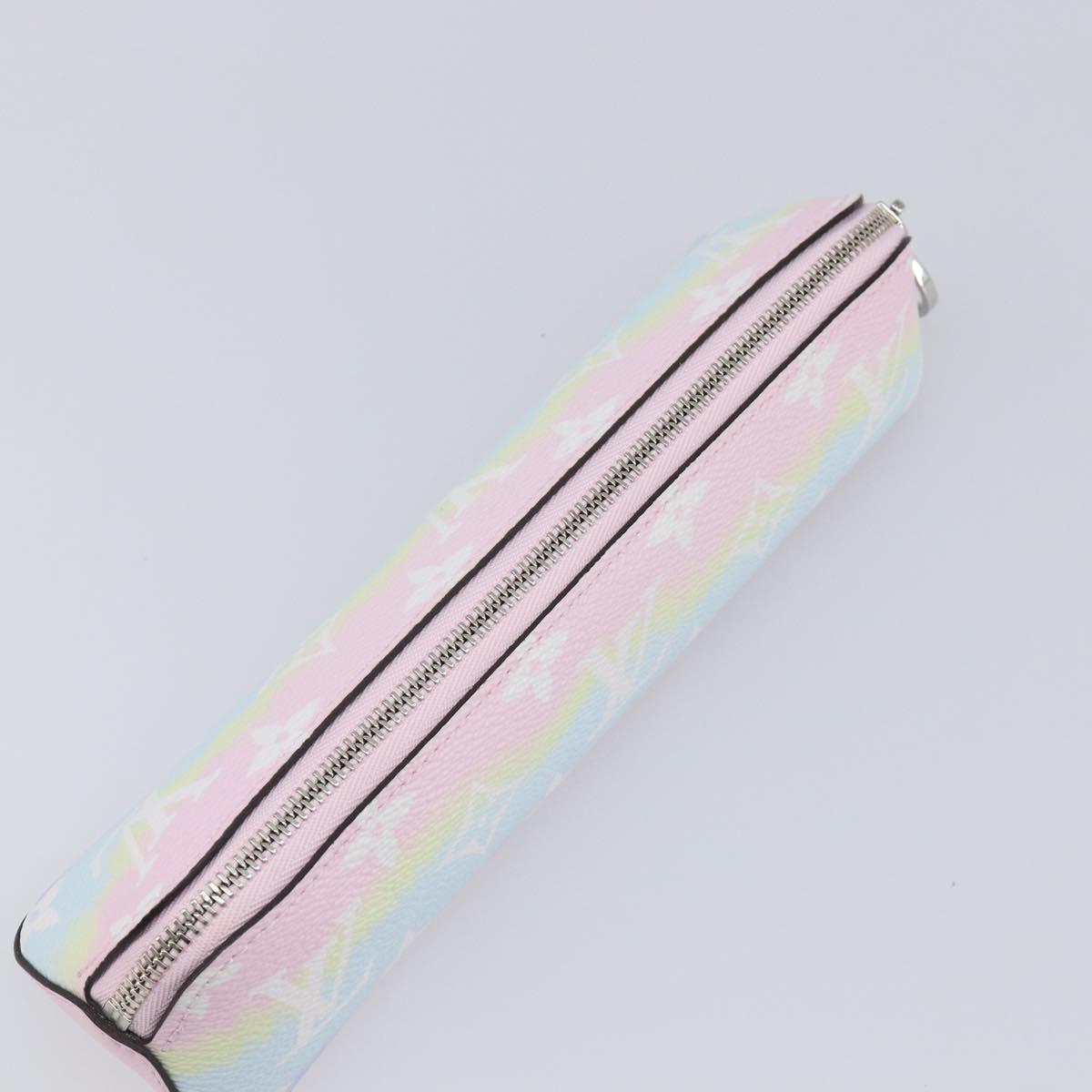 LOUIS VUITTON Monogram Escal Trousse Elizabeth Pen Case Pink GI0473 Auth 202836A