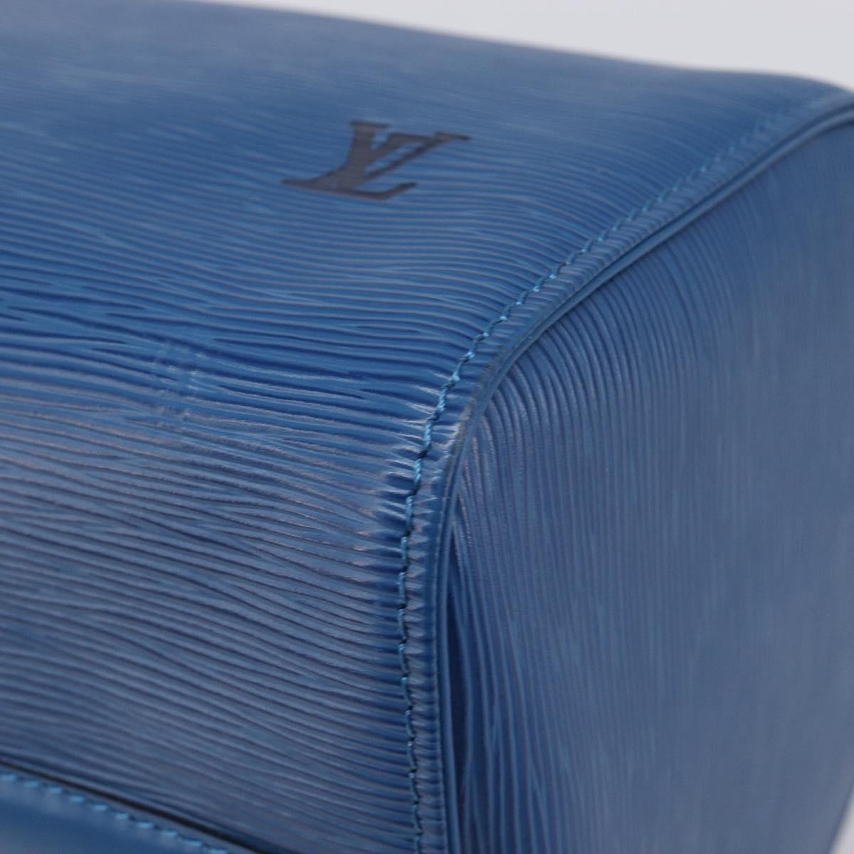 LOUIS VUITTON Epi Speedy 30 Hand Bag Toledo Blue M43005 LV Auth 202839V