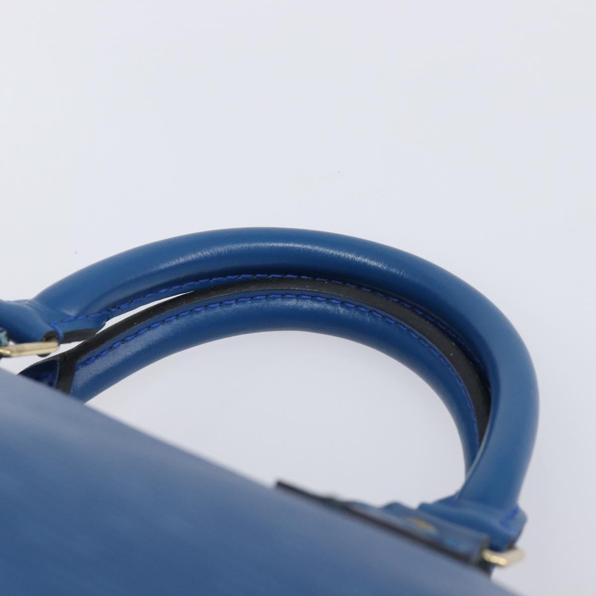 LOUIS VUITTON Epi Speedy 30 Hand Bag Toledo Blue M43005 LV Auth 202839V