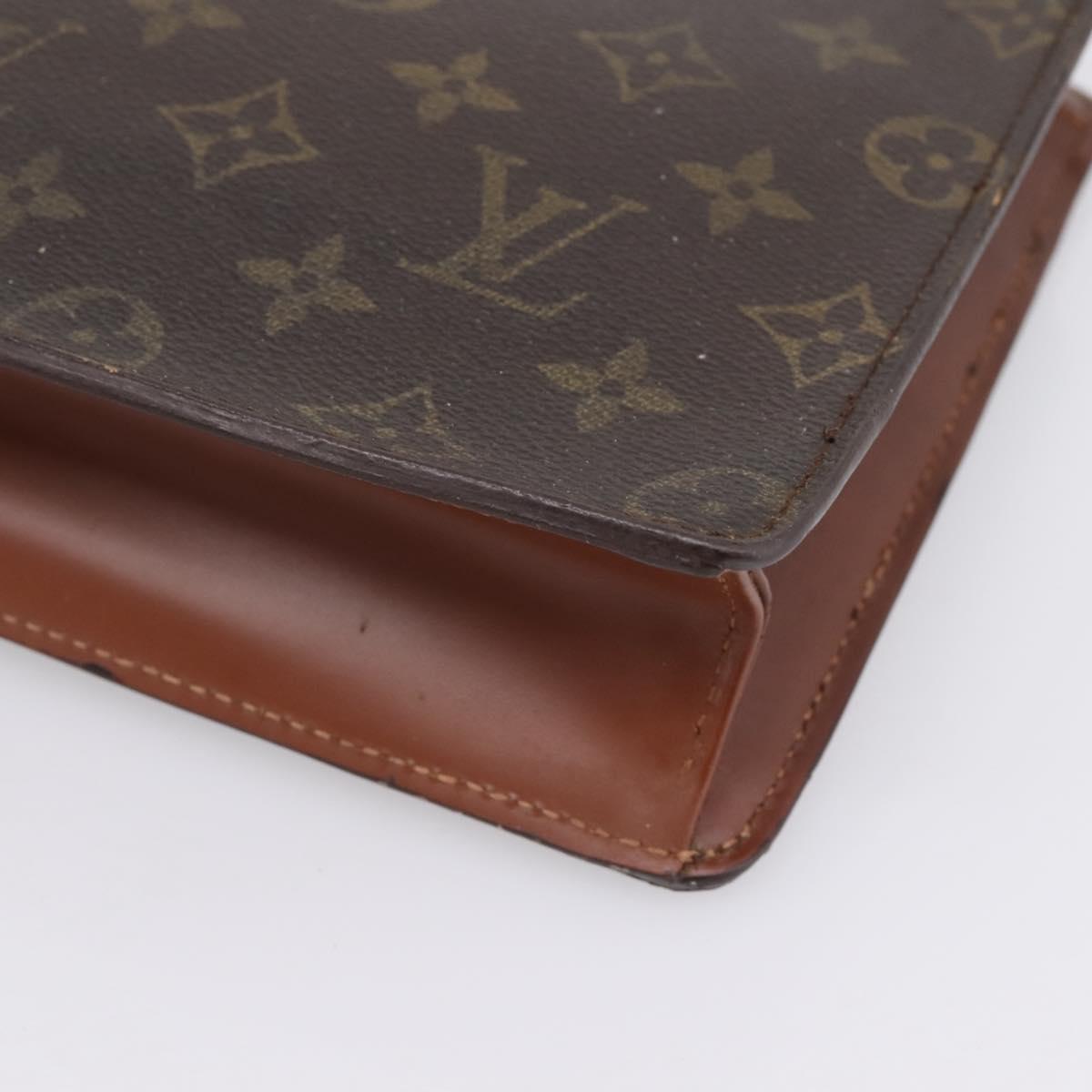LOUIS VUITTON Monogram Pochette Homme Clutch Bag M51795 LV Auth 202842