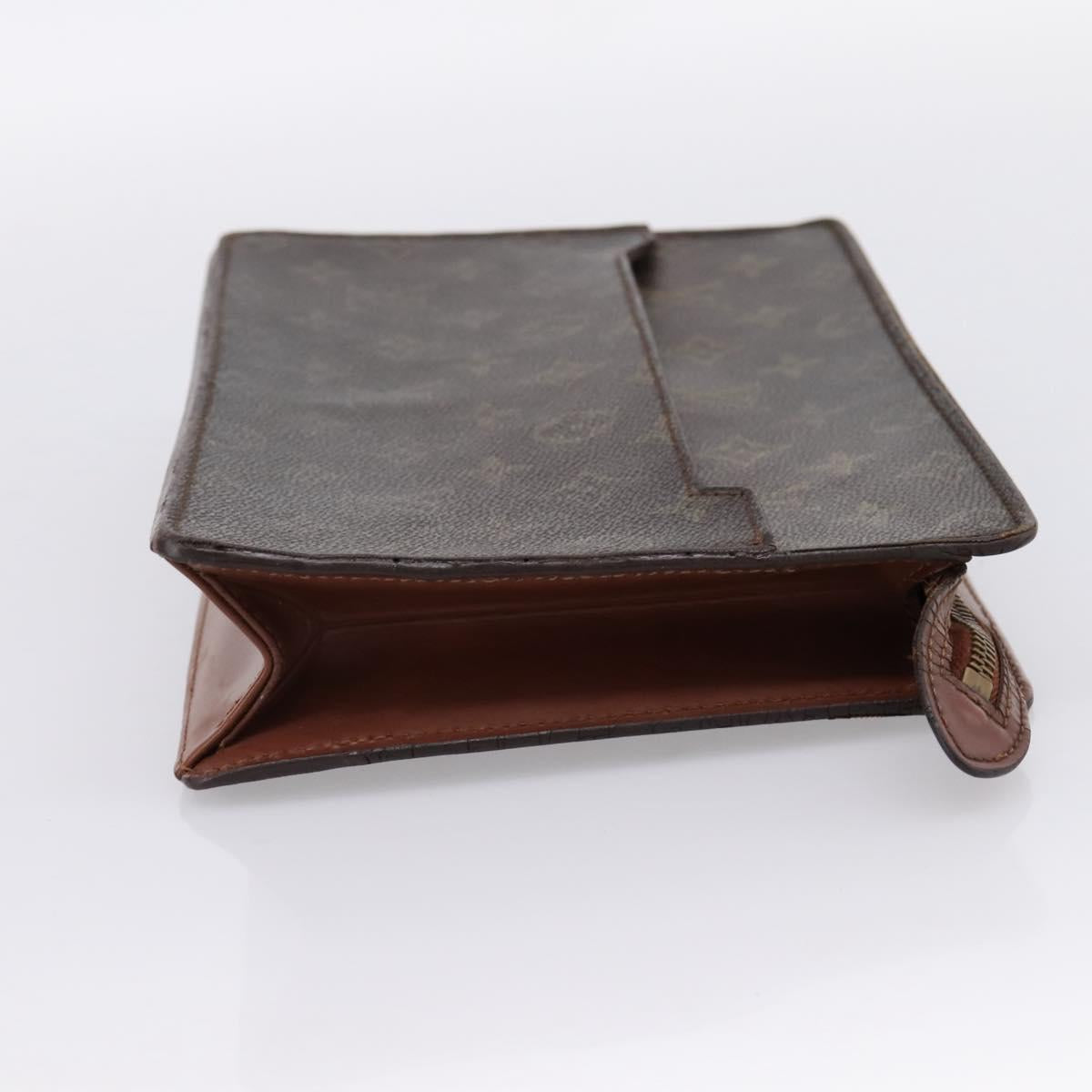 LOUIS VUITTON Monogram Pochette Homme Clutch Bag M51795 LV Auth 202842