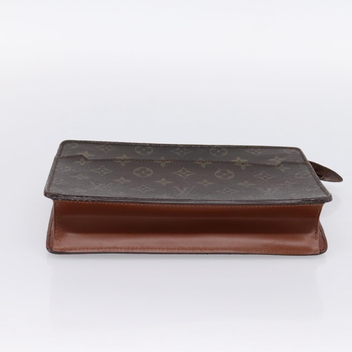 LOUIS VUITTON Monogram Pochette Homme Clutch Bag M51795 LV Auth 202842