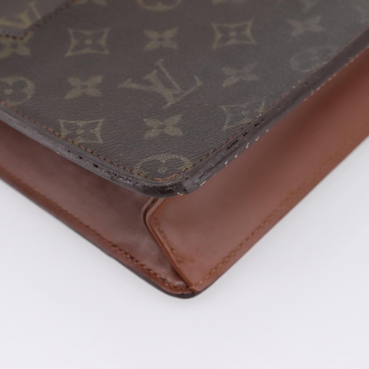 LOUIS VUITTON Monogram Pochette Homme Clutch Bag M51795 LV Auth 202842