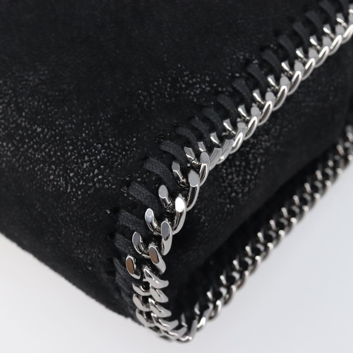 Stella MacCartney Falabella Tiny Chain Shoulder Bag 2way Black Auth 202845A