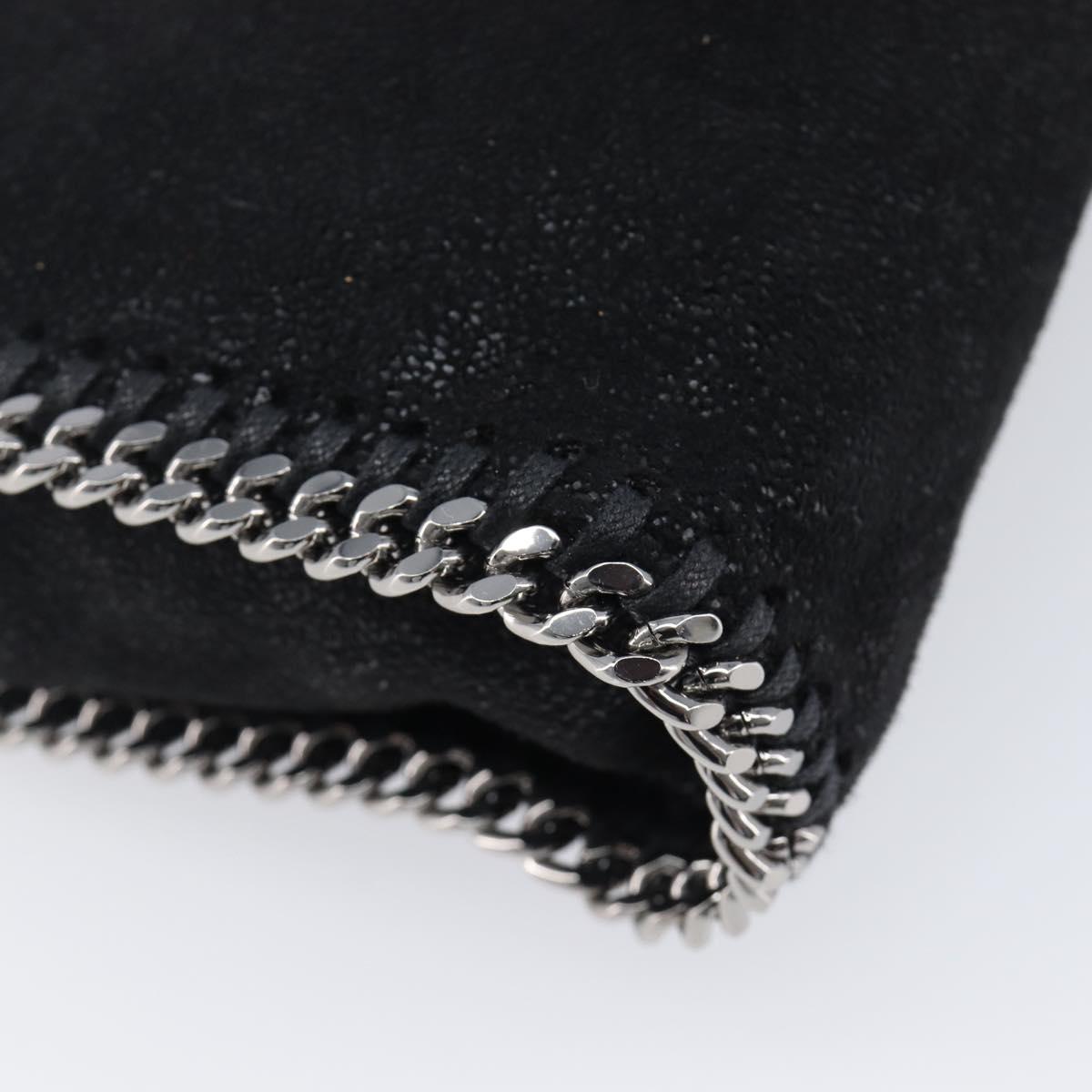 Stella MacCartney Falabella Tiny Chain Shoulder Bag 2way Black Auth 202845A