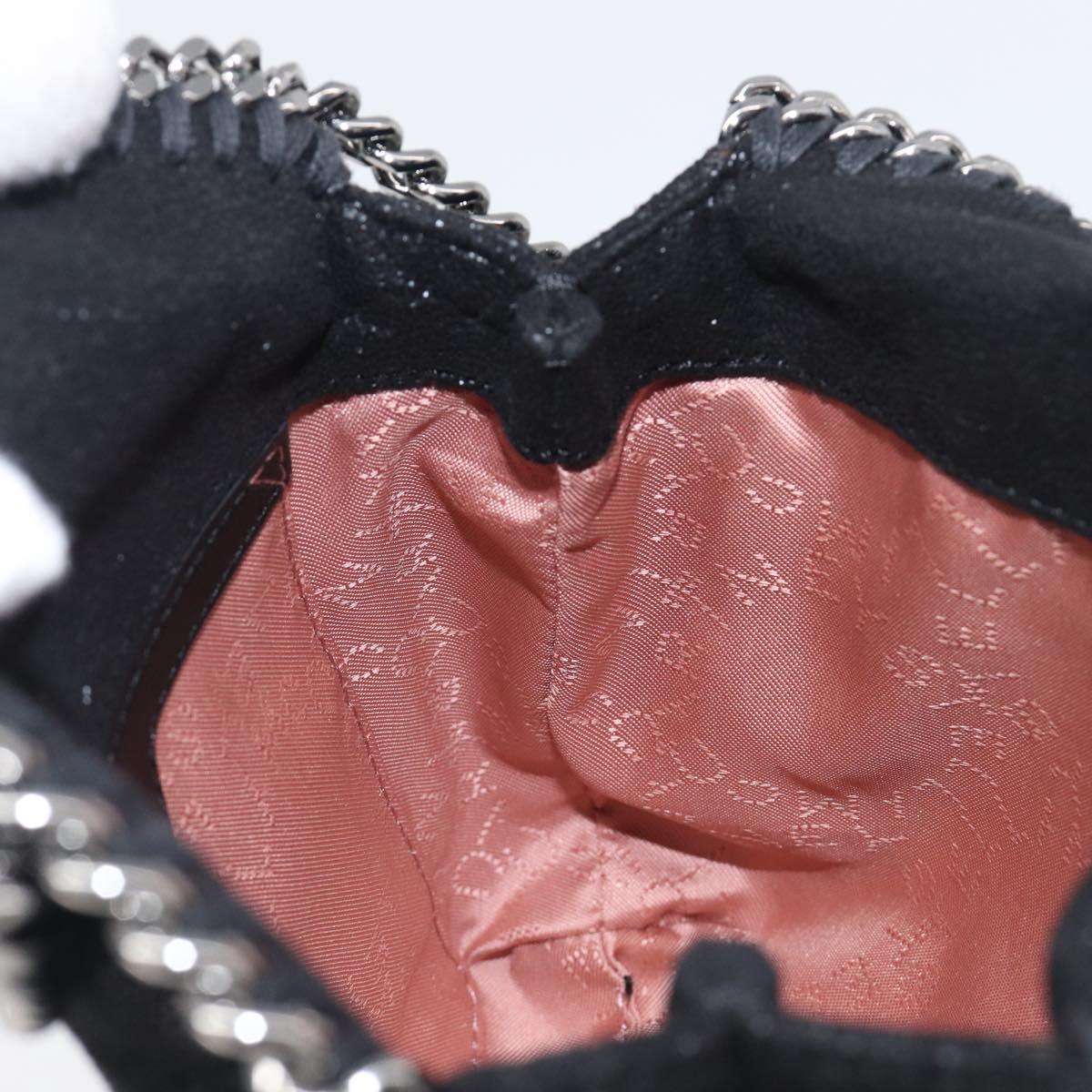 Stella MacCartney Falabella Tiny Chain Shoulder Bag 2way Black Auth 202845A