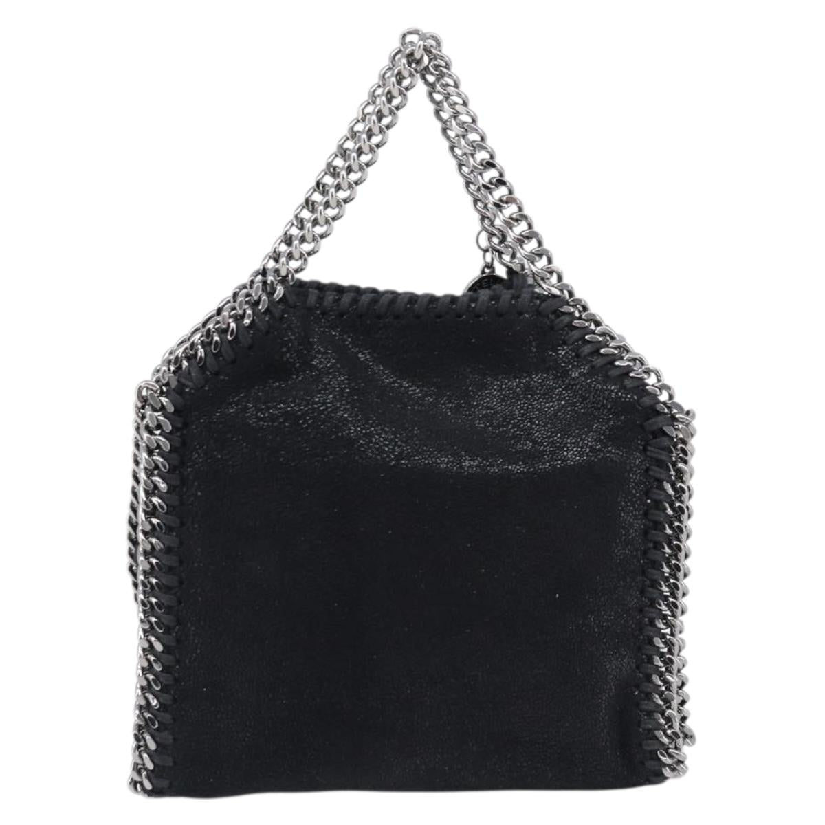 Stella MacCartney Falabella Tiny Chain Shoulder Bag 2way Black Auth 202845A