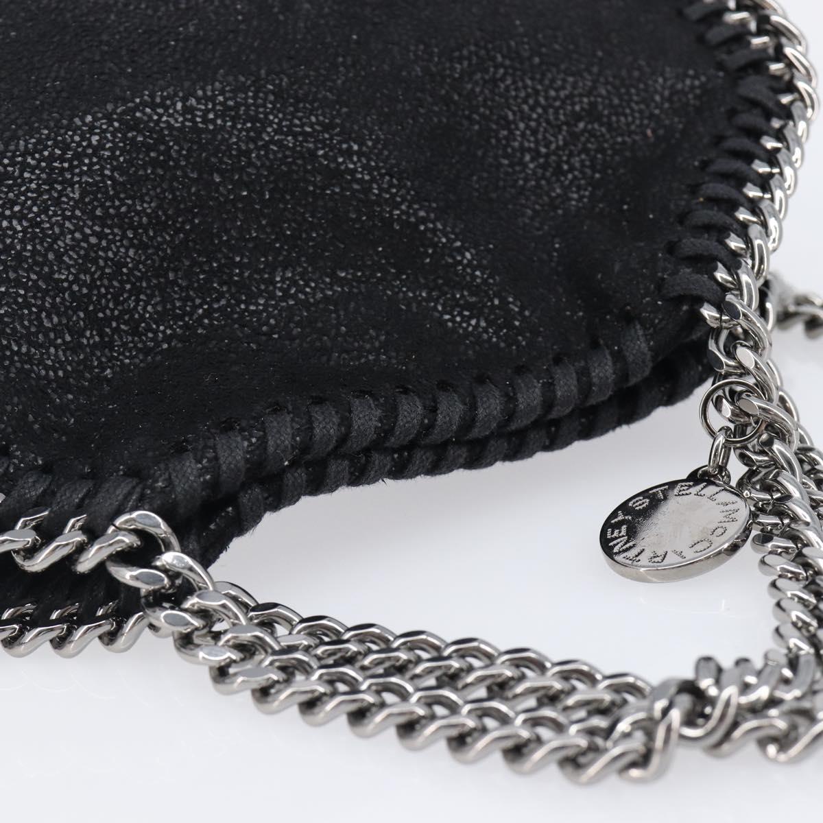 Stella MacCartney Falabella Tiny Chain Shoulder Bag 2way Black Auth 202845A