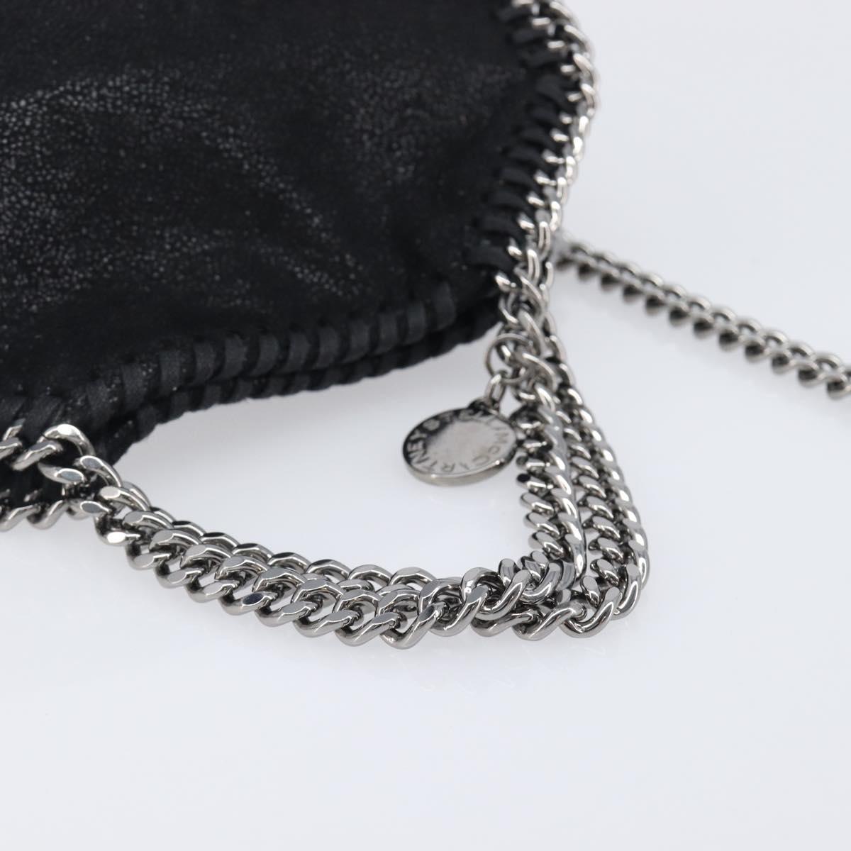 Stella MacCartney Falabella Tiny Chain Shoulder Bag 2way Black Auth 202845A