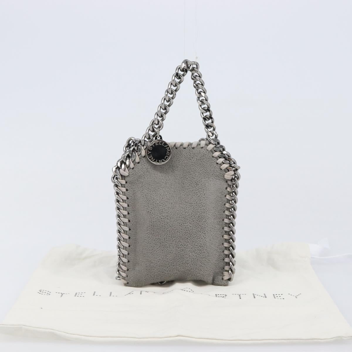 Stella MacCartney Falabella Micro Chain Shoulder Pouch Polyester Auth 202846V