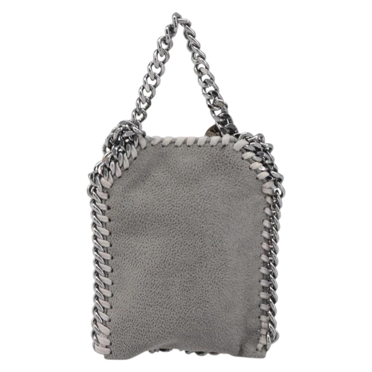 Stella MacCartney Falabella Micro Chain Shoulder Pouch Polyester Auth 202846V