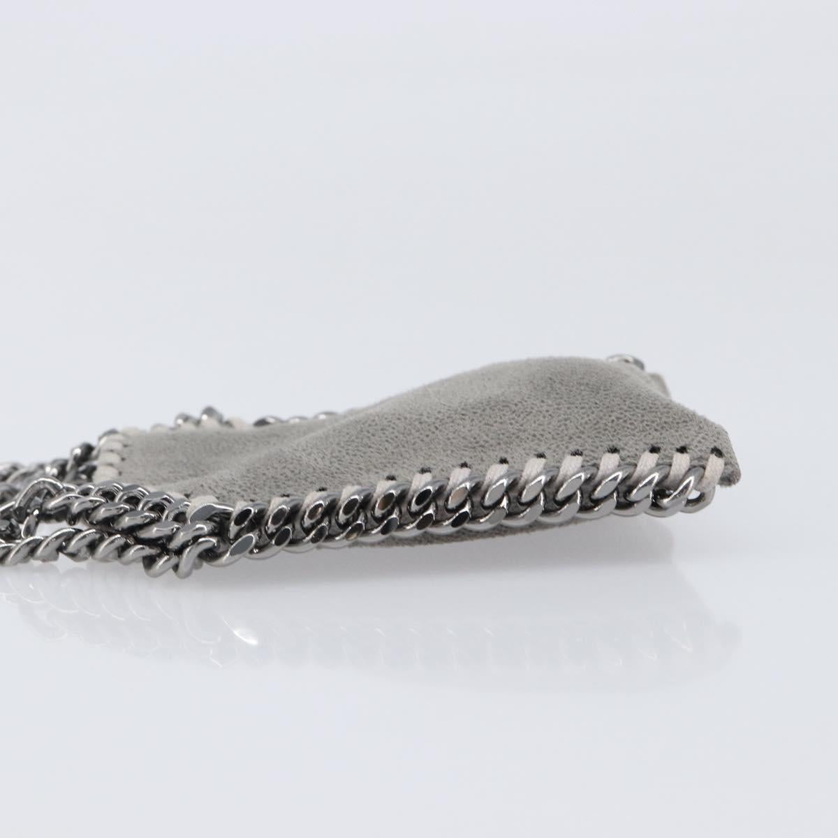 Stella MacCartney Falabella Micro Chain Shoulder Pouch Polyester Auth 202846V