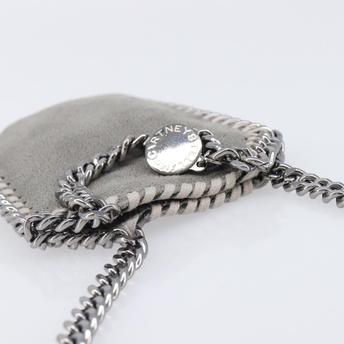 Stella MacCartney Falabella Micro Chain Shoulder Pouch Polyester Auth 202846V