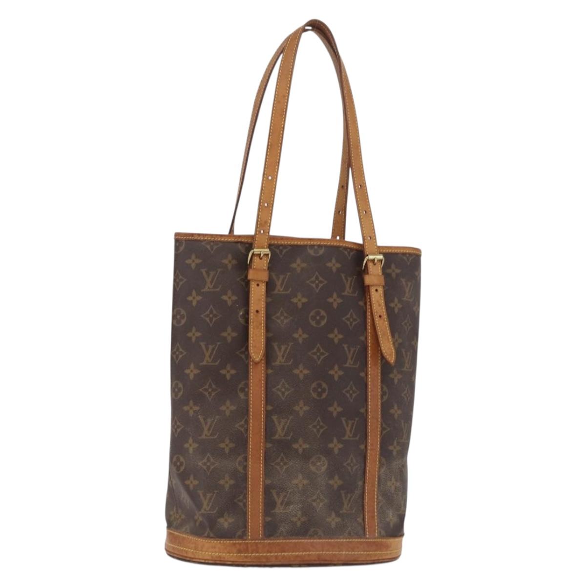 LOUIS VUITTON Monogram Bucket GM Shoulder Bag M42236 LV Auth 202847