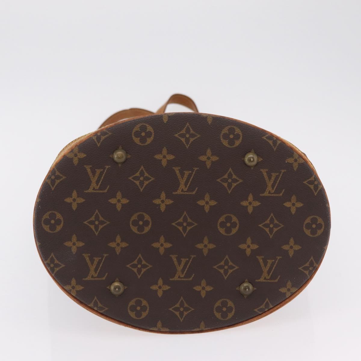 LOUIS VUITTON Monogram Bucket GM Shoulder Bag M42236 LV Auth 202847
