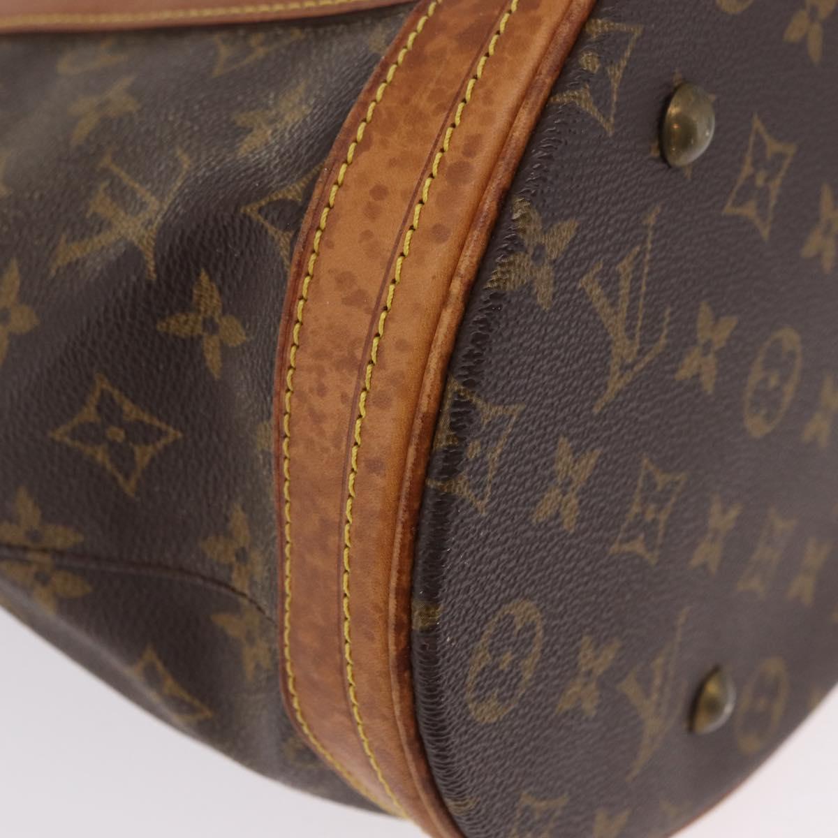 LOUIS VUITTON Monogram Bucket GM Shoulder Bag M42236 LV Auth 202847