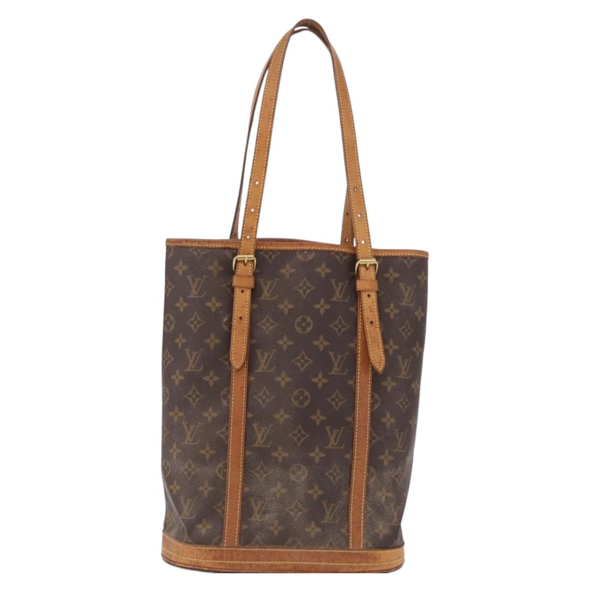 LOUIS VUITTON Monogram Bucket GM Shoulder Bag M42236 LV Auth 202847
