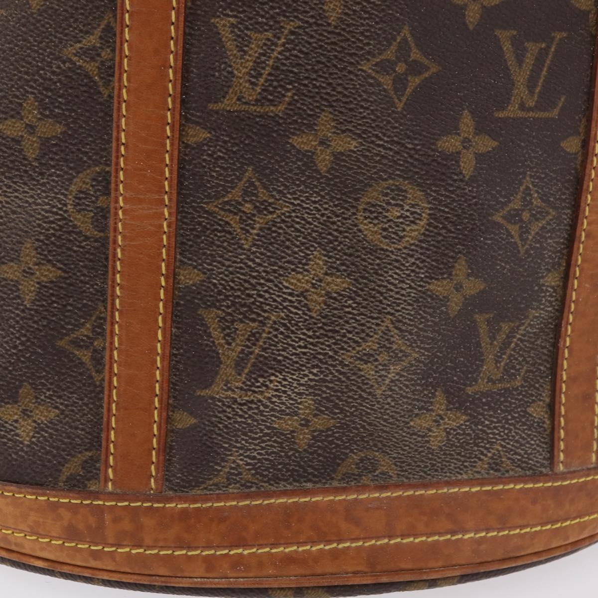 LOUIS VUITTON Monogram Bucket GM Shoulder Bag M42236 LV Auth 202847