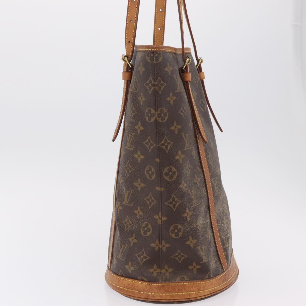 LOUIS VUITTON Monogram Bucket GM Shoulder Bag M42236 LV Auth 202847