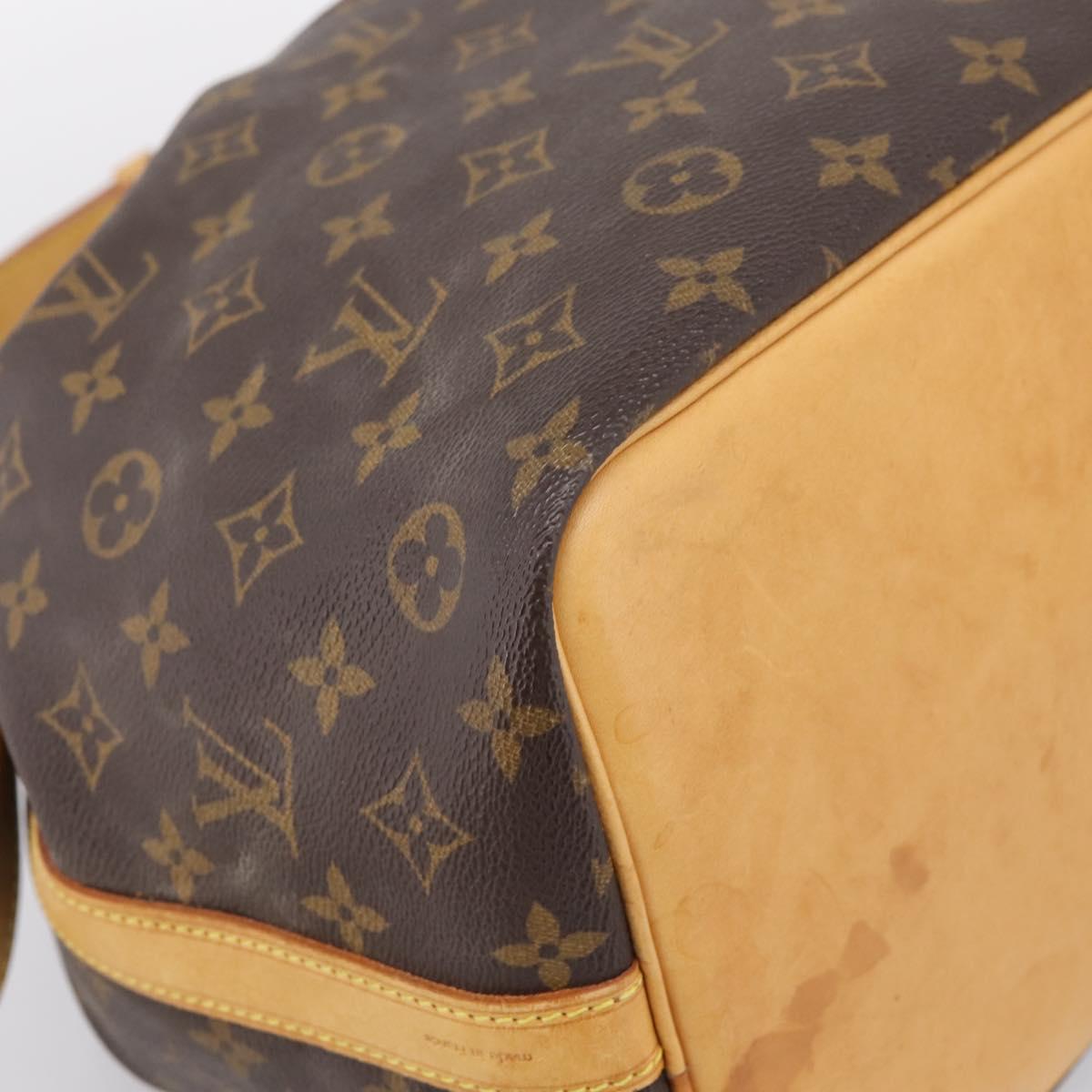 LOUIS VUITTON Monogram Petit Noe Shoulder Bag M42226 LV Auth 202849V