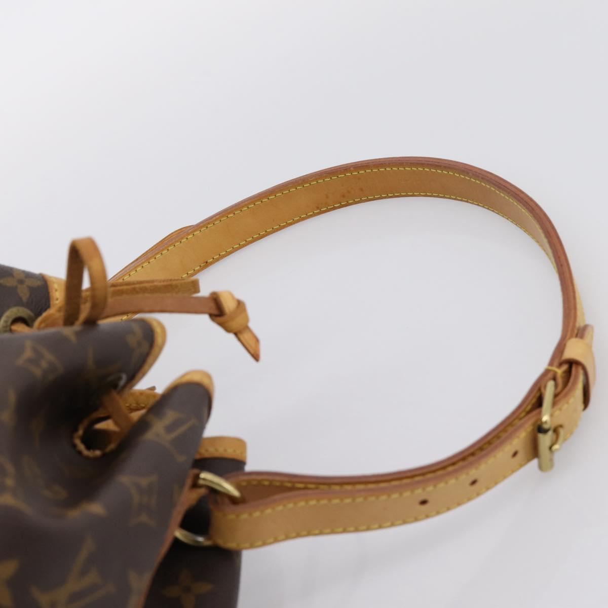 LOUIS VUITTON Monogram Petit Noe Shoulder Bag M42226 LV Auth 202849V