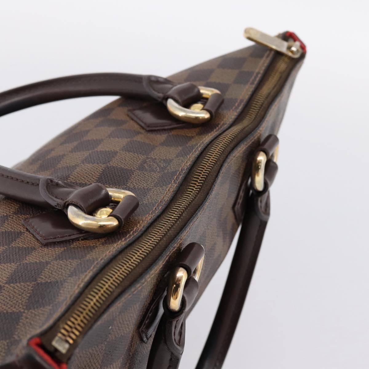 LOUIS VUITTON Damier Ebene Saleya PM Tote Bag N51183 LV Auth 202851