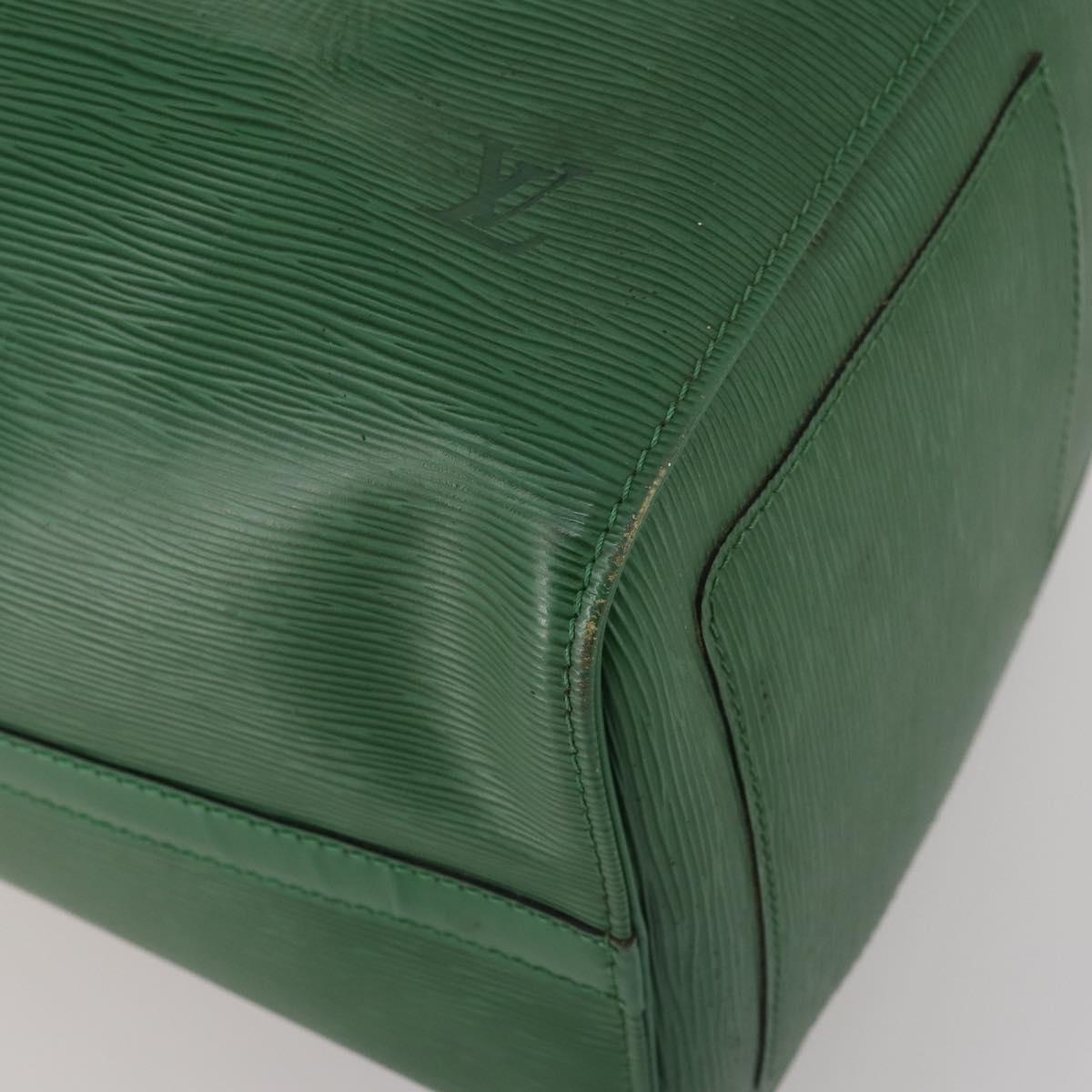 LOUIS VUITTON Epi Keepall 45 Boston Bag Green M42974 LV Auth 202856